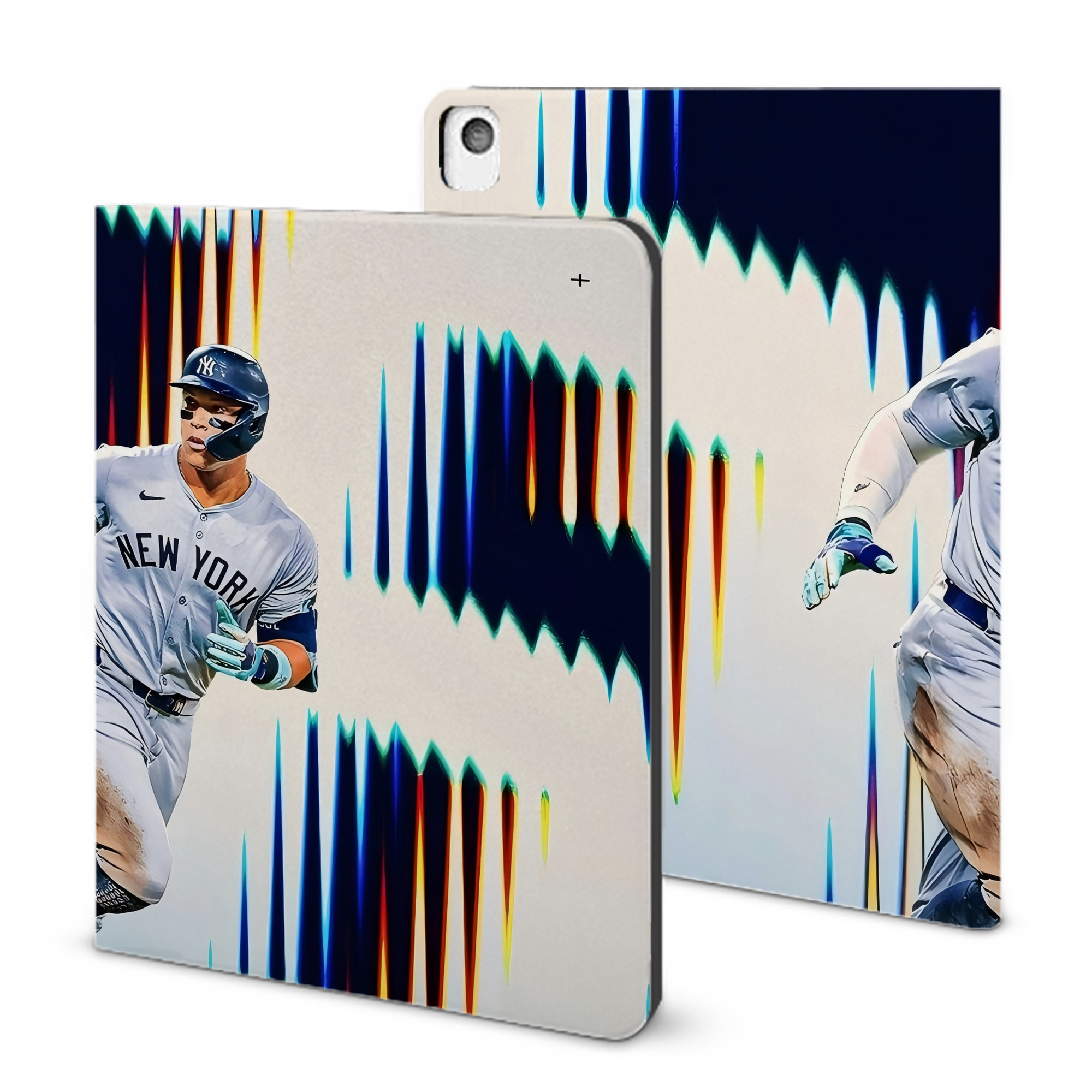 Aaron Judge 56 Home Runs IPad Book-Style Case With Pencil Slot – Slim PU & TPU Cover – Full Protection, Precise Fit, Water & Scratch Resistant